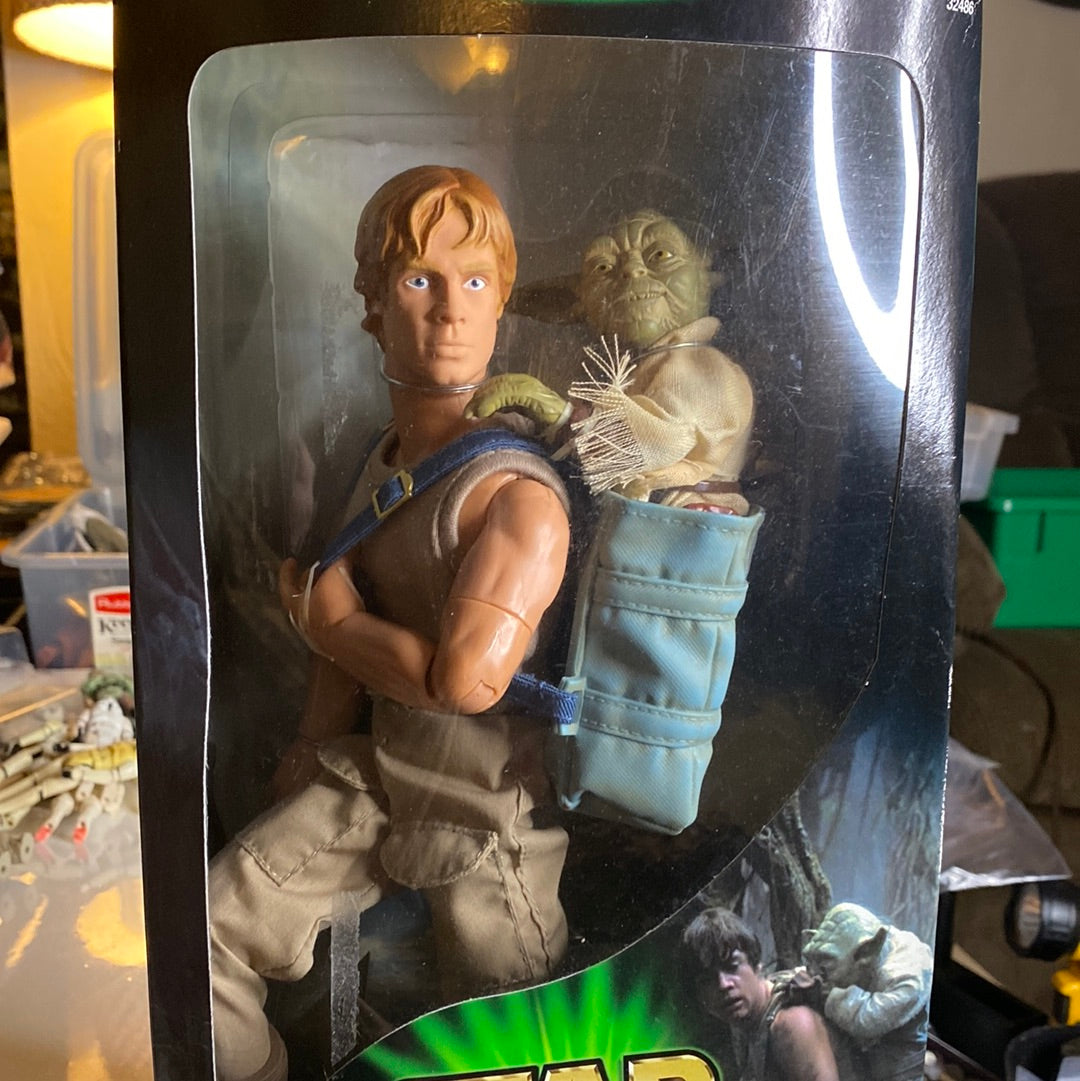 Luke Skywalker and Yoda 12 inch figure 1997
