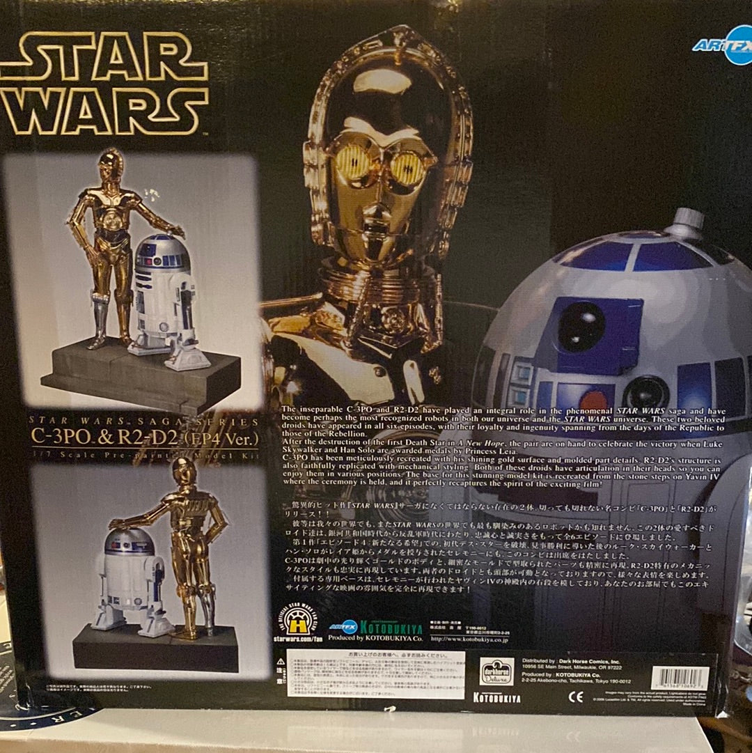C-3PO & RD-D2 snap fit 12 inch figure 2002